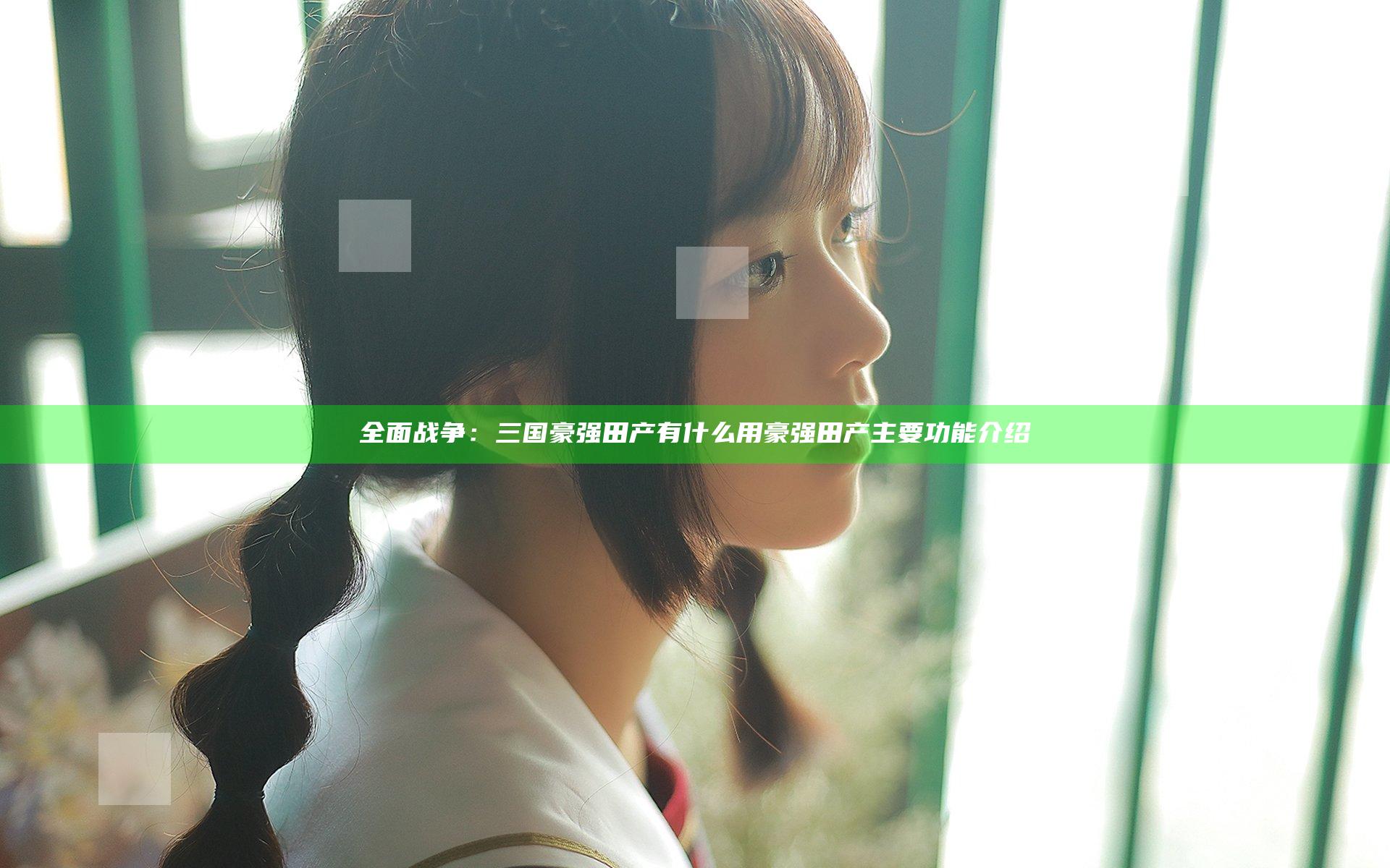 全面战争：三国豪强田产有什么用 豪强田产主要功能介绍